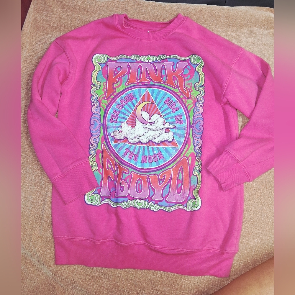 Pink Floyd Girls Sweater - Vibrant Pink